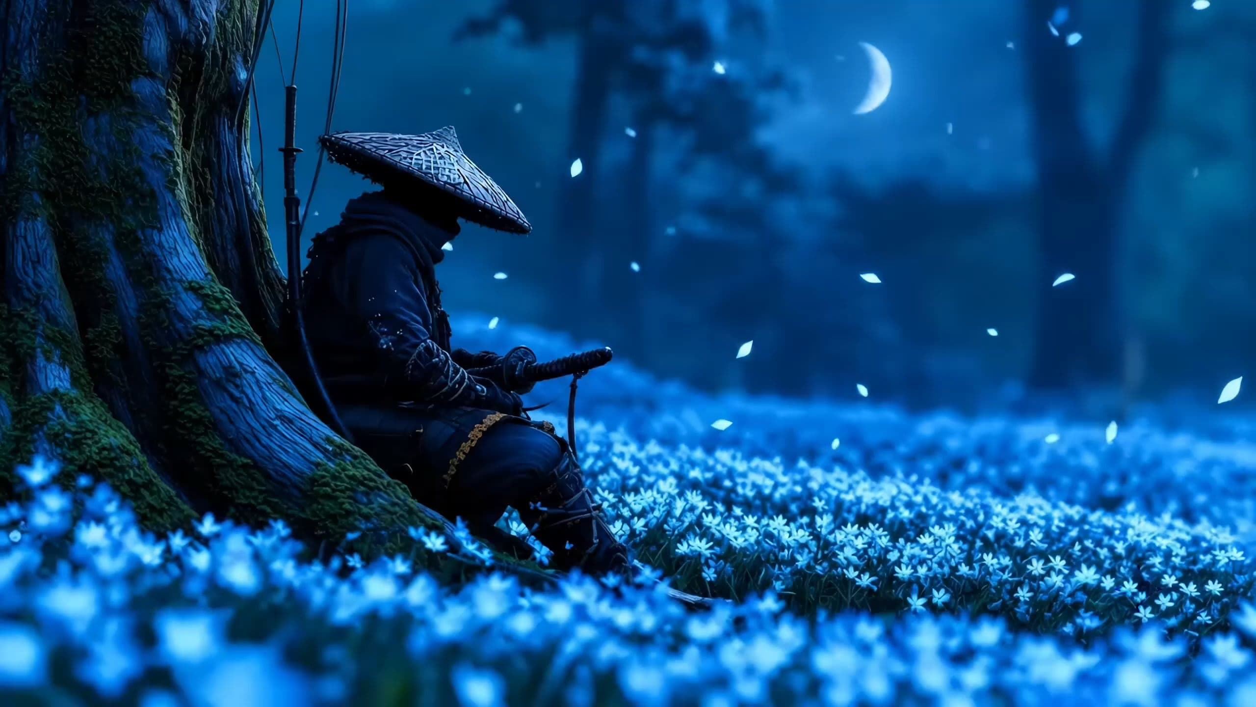 The Ronin Beneath the Moon