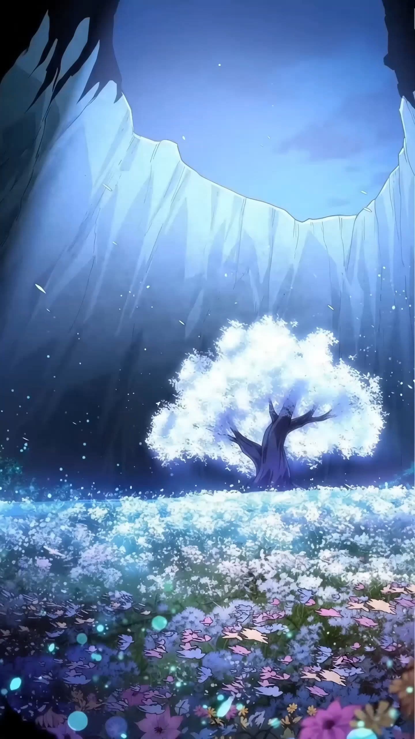 The White Tree in the Valley of Flowers