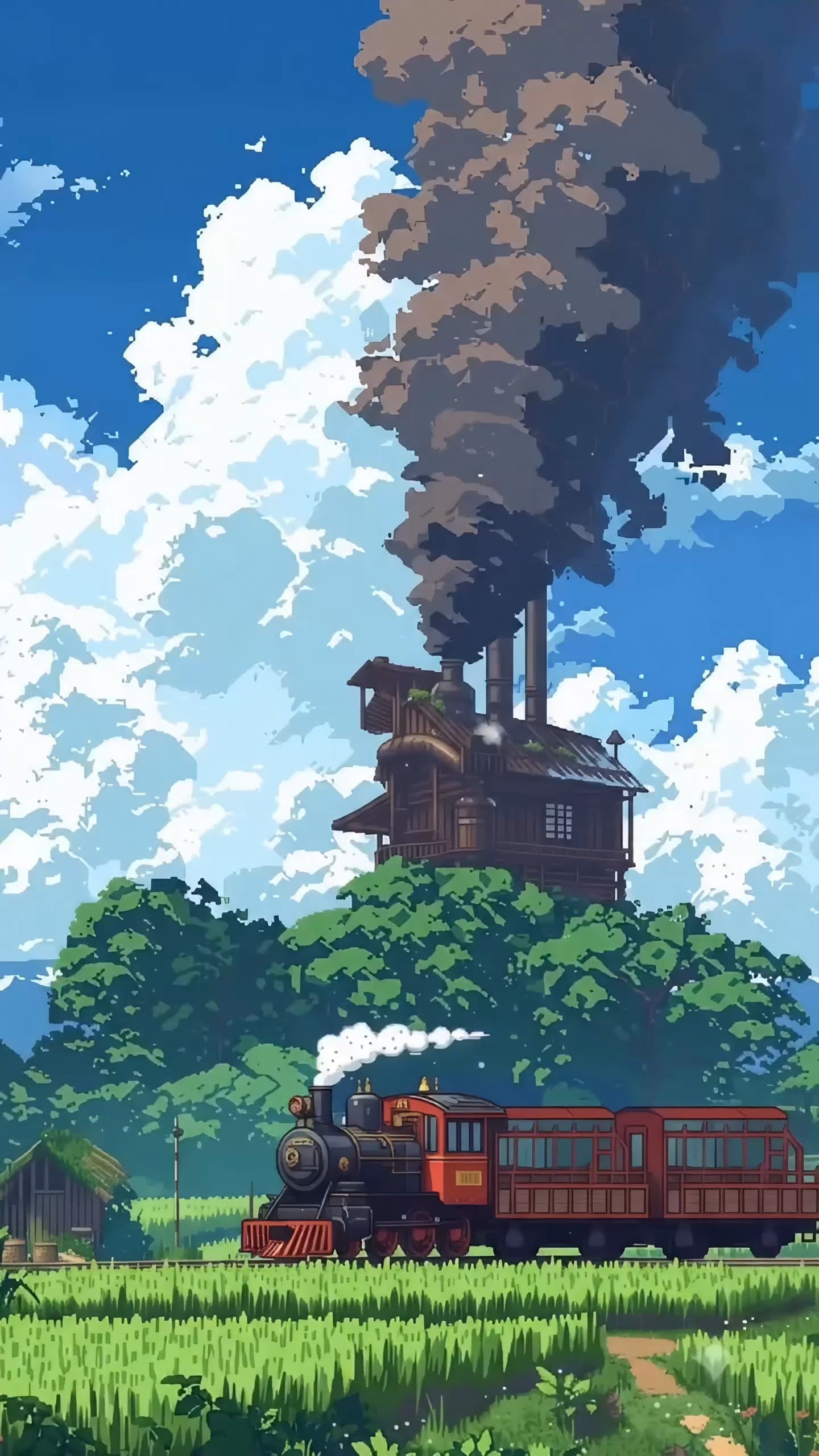 The Little Train Through the Summer Fields